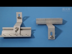 उच्च संक्षारण प्रतिरोधी सौर छत माउंटिंग सिस्टम आसान स्थापना के साथ सौर रेल