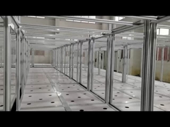 डिजाइन OEM 6063 / 6061 मिश्र धातु एल्यूमीनियम extruded प्रोफाइल पाउडर चित्रित