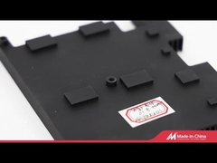 चांदी / काला एनोडाइज्ड एल्यूमीनियम फ्रेम सौर पैनल अल्युमिनियम फ्रेम कटिंग / पंचिंग के साथ