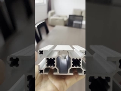 T6 टेम्पर एल्यूमीनियम प्रोफाइल सिस्टम 40X40 स्लॉट एनोडाइज्ड मिलिंग झुकने काटने