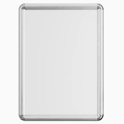 Matt Silver Anodized Aluminum Snap Open Poster Photo Frame Aluminum Display Frame