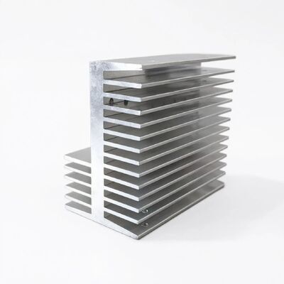 High Density Skived Fin Heat Exchanger Aluminum Heat Sink Enclosure