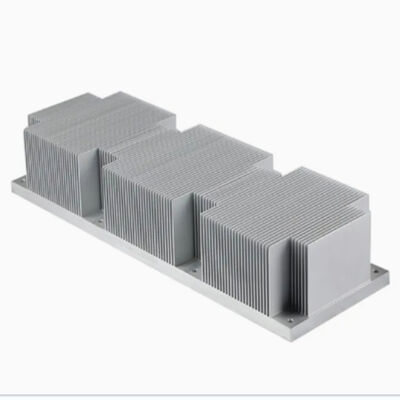 Custom Extruded Aluminum Heat Sink High Density Fin Aluminum Skived Heatsink for Electronic IC Power Module Cooling