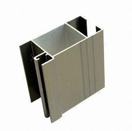 अनुकूलित ब्लैक एल्यूमिनियम दरवाजा Extrusions मिल समाप्त / Anodized