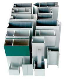 हिडन फ़्रेम एल्यूमीनियम पर्दे walling सिस्टम Extruded के लिए villas