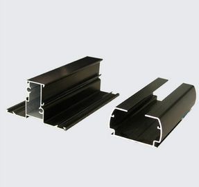 रेस्त्रां के लिए Drawbench / लकड़ी के स्थानांतरण एल्यूमिनियम खिड़की एक्सट्रूज़न प्रोफाइल डार्क कांस्य