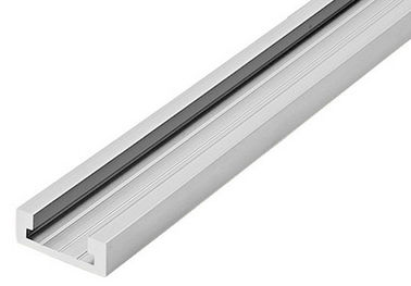 Anodized निर्माण एल्यूमिनियम प्रोफाइल एल्यूमिनियम एक्सट्रूज़न चैनल पतला दीवार यू प्रकार