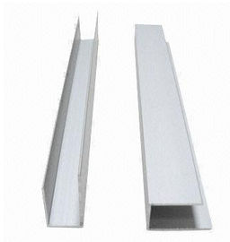 एल्यूमिनियम यू चैनल Extrusions निर्माण एल्यूमिनियम प्रोफाइल 6063, 6061, 6005