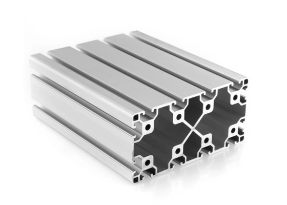 Anodized 6063 एल्यूमिनियम प्रोफाइल सिस्टम एल्यूमिनियम टी स्लॉट फ्रेम प्रोफाइल एक्सट्रूज़न
