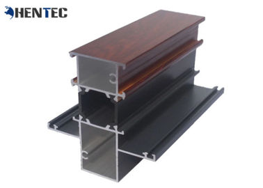 साइड हंग दरवाजे, पीवीडीएफ पेंट के लिए एच आकार एल्यूमिनियम दरवाजा Extrusions