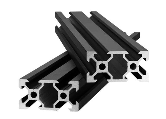 उद्योग के लिए T4 V Slotted / T Slotted कस्टम एल्यूमिनियम एक्सट्रूज़न